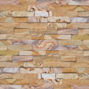 Colorful split face mosaic wall tile made of sandstone