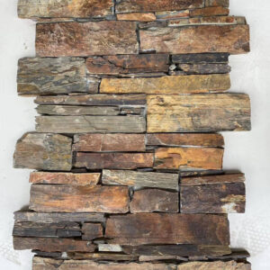 Rusty cement cultured stone wall panels ideal for interior design