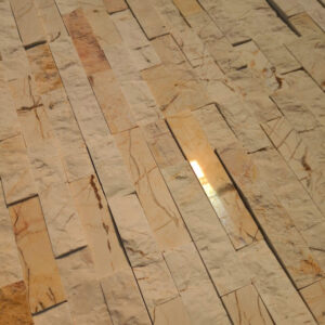 Close-up of elegant Split Face Ledgestone veneer in marble