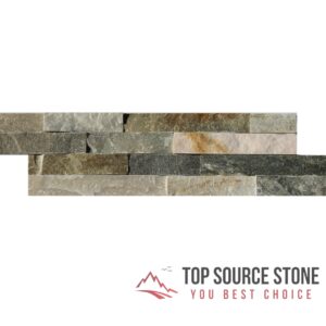Vibrant multicolor split face mosaic tiles for interior and exterior use