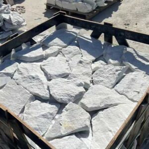 Natural loose stone tile wall cladding for interior design